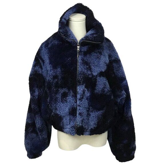 🖤Urban Outfitters Blue Puffer Jacket – Size S - Picture 1 of 4